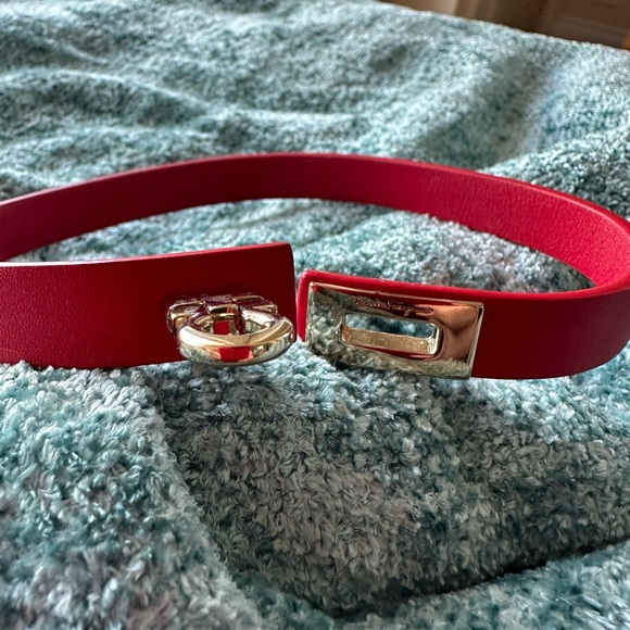 SALVATORE FERRAGAMO DOUBLE WRAP BRACELET UNISEX GOLD CLIP BUCKLE - Picture 5 of 7